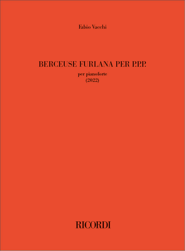 Berceuse furlana per P.P.P.&nbsp;&nbsp;Klavier&nbsp;&nbsp;Buch