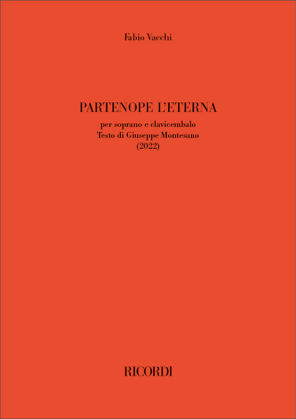 Partenope l'eterna&nbsp;&nbsp;Soprano Voice and Harpsichord&nbsp;&nbsp;Buch