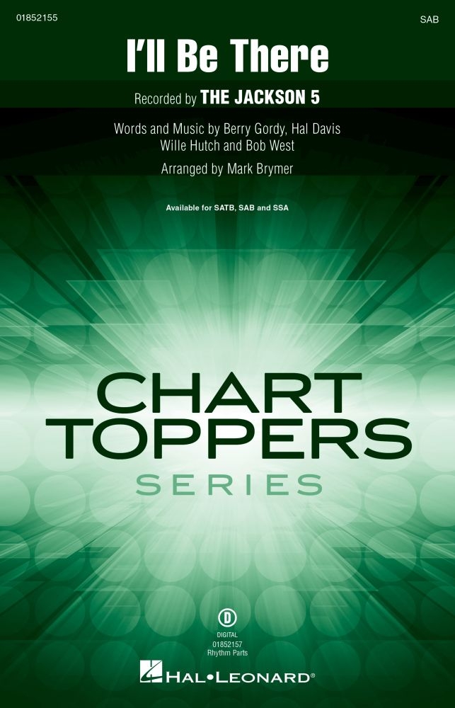 I'll Be There&nbsp;&nbsp;SAB a Cappella&nbsp;&nbsp;Chorpartitur