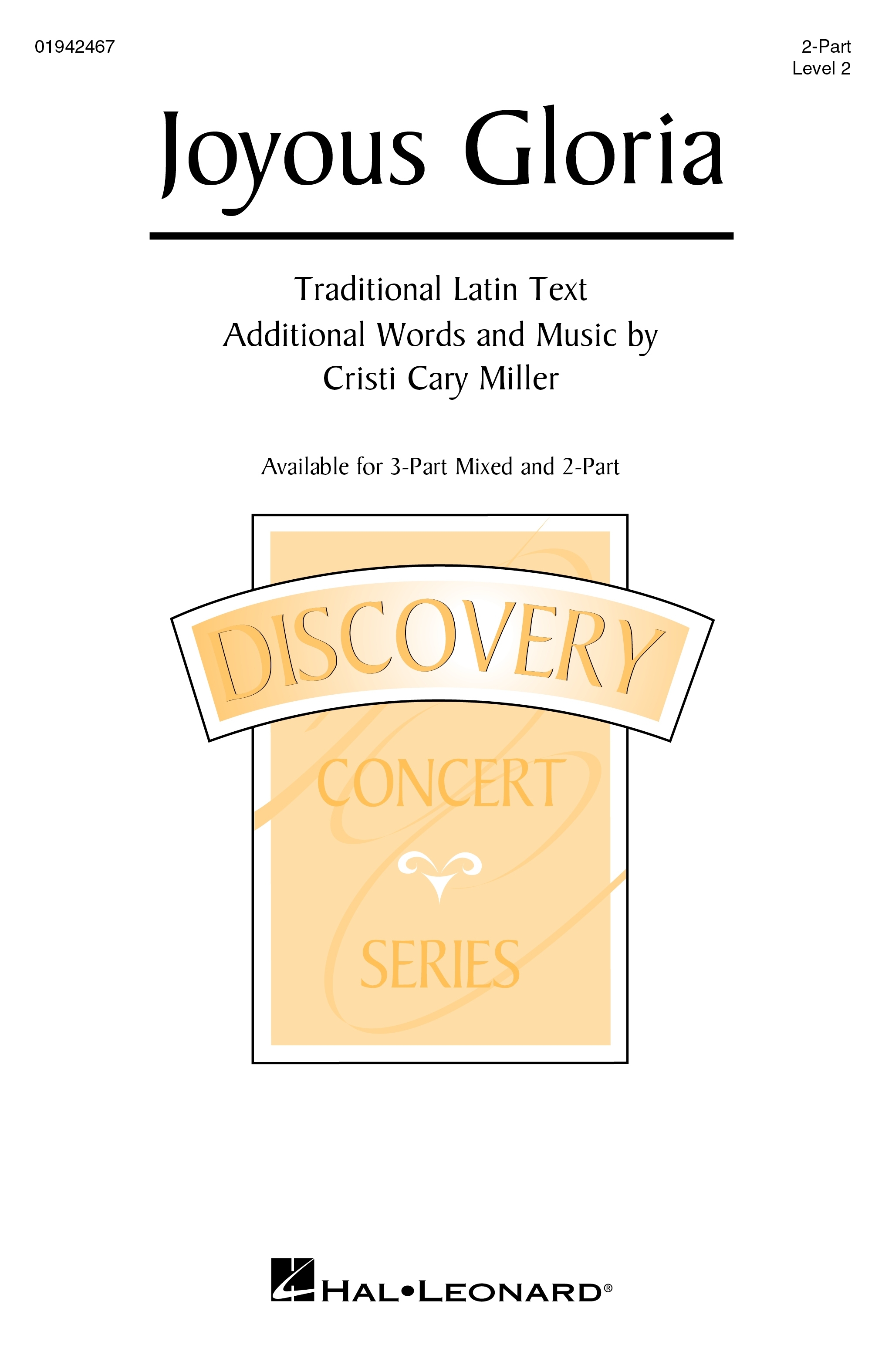 Joyous Gloria&nbsp;&nbsp;2-Part Choir&nbsp;&nbsp;Chorpartitur