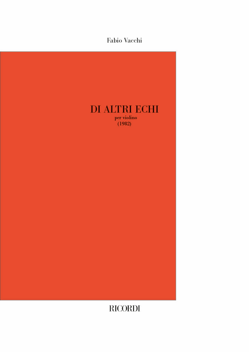 Di altri echi&nbsp;&nbsp;Violine&nbsp;&nbsp;Partitur