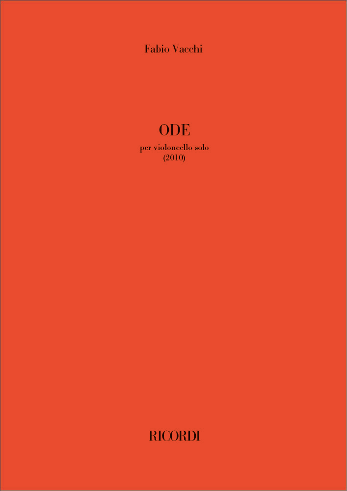 Ode&nbsp;&nbsp;Cello&nbsp;&nbsp;Partitur