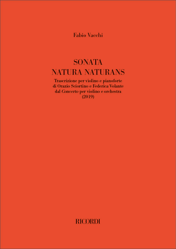 Sonata natura naturans&nbsp;&nbsp;Violine und Klavier&nbsp;&nbsp;Buch + Einzelstimme(n)