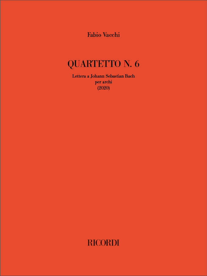 Quartetto n. 6&nbsp;&nbsp;Streichquartett&nbsp;&nbsp;Partitur + Stimmen