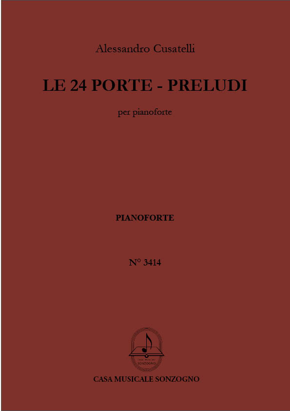 Le 24 Porte - Preludi&nbsp;&nbsp;Klavier&nbsp;&nbsp;Buch