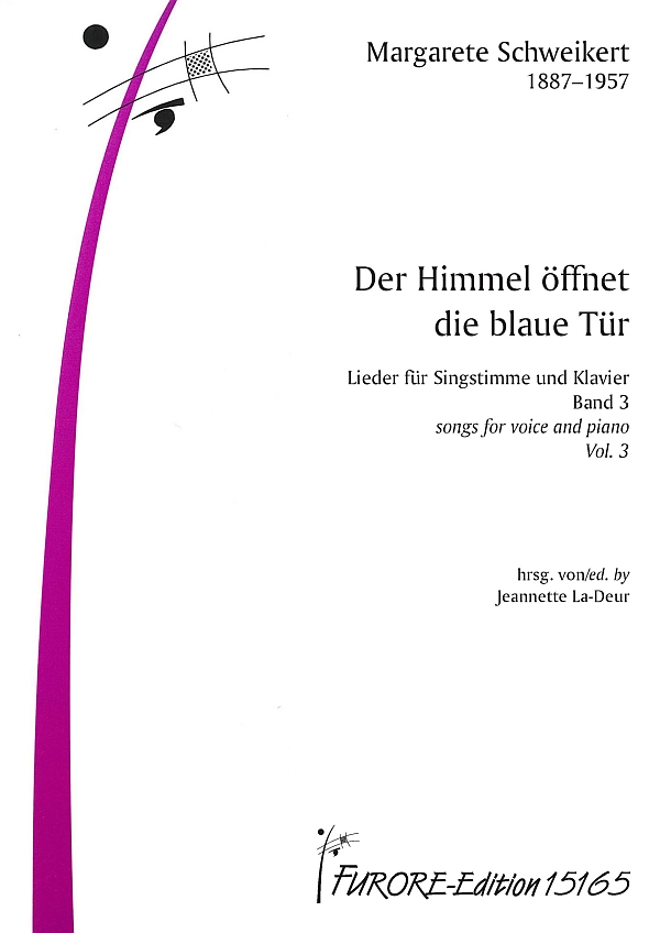 Der Himmel öffnet die blaue Tür (Lieder Band 3)&nbsp;&nbsp;für Singstimme und Klavier (dt)&nbsp;&nbsp; 