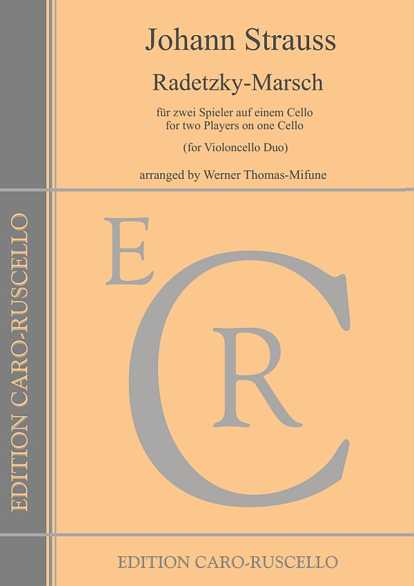 Radetzky-Marsch&nbsp;&nbsp;für 2 Spieler auf einem Cello &nbsp;&nbsp;parts