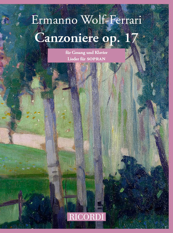 Canzoniere op. 17 - Lieder für Sopran&nbsp;&nbsp;Voice and Piano&nbsp;&nbsp;Buch