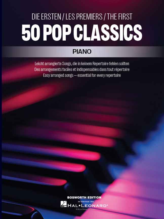 Die ersten 50 Pop Classics  &nbsp;&nbsp;for piano&nbsp;&nbsp;Songbook