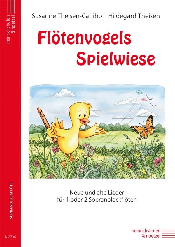 Flötenvogels Spielwiese&nbsp;&nbsp;für ein oder zwei Sopranblockflöten&nbsp;&nbsp;Spielpartitur
