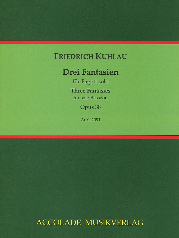 Drei Fantasien op.38&nbsp;&nbsp;für Fagott solo&nbsp;&nbsp;