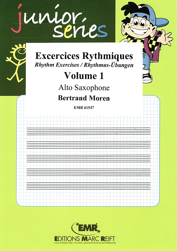 Exercices Rythmiques Vol.1&nbsp;&nbsp;for alto saxophone&nbsp;&nbsp;