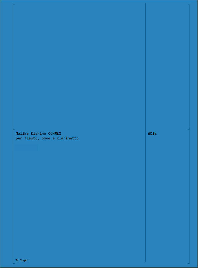 Ochres&nbsp;&nbsp;Flute, Oboe and Clarinet&nbsp;&nbsp;Partitur + Stimmen
