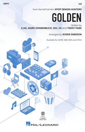 Golden (from KPop Demon Hunters)&nbsp;&nbsp;SATB&nbsp;&nbsp;Chorpartitur