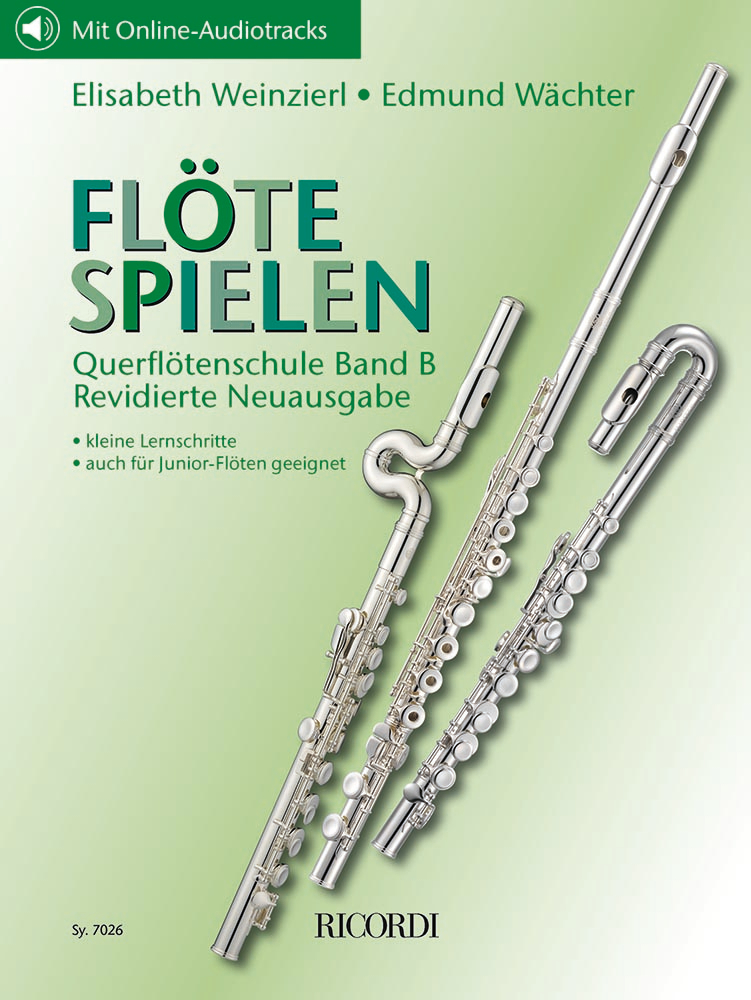 Flöte spielen - Querflötenschule Band B&nbsp;&nbsp;Flöte&nbsp;&nbsp;Buch + Online-Audio