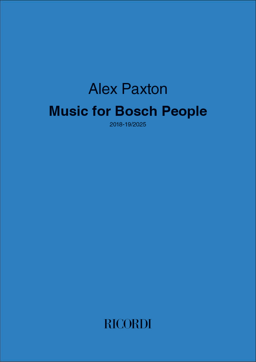 Music for Bosch People&nbsp;&nbsp;Saxophone and Electronics, Electric Guitar, Trombone&nbsp;&nbsp;Set + Online-Audio