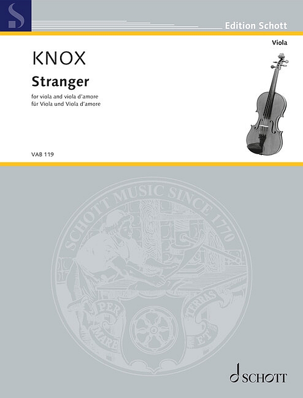Stranger&nbsp;&nbsp;für Viola und Viola d'amore&nbsp;&nbsp;Partitur