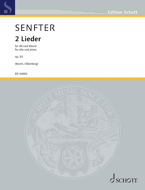 2 Lieder op.53&nbsp;&nbsp;für Alt und Klavier (dt)&nbsp;&nbsp; 