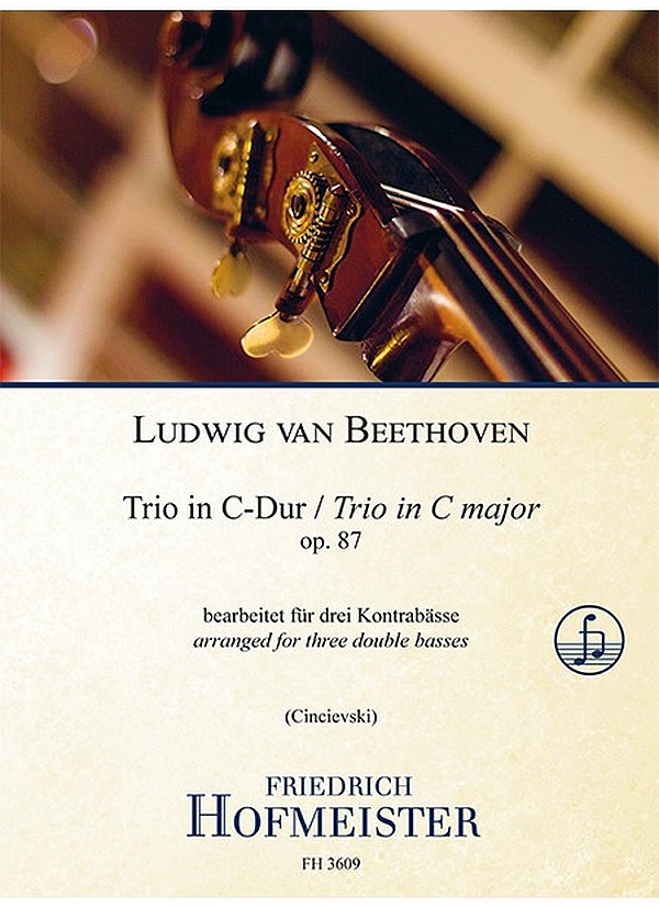 Trio in C-Dur op.87&nbsp;&nbsp;für 3 Kontrabässe&nbsp;&nbsp;Partitur und Stimmen