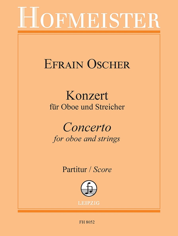 Konzert&nbsp;&nbsp;für Oboe und Streicher&nbsp;&nbsp;Partitur