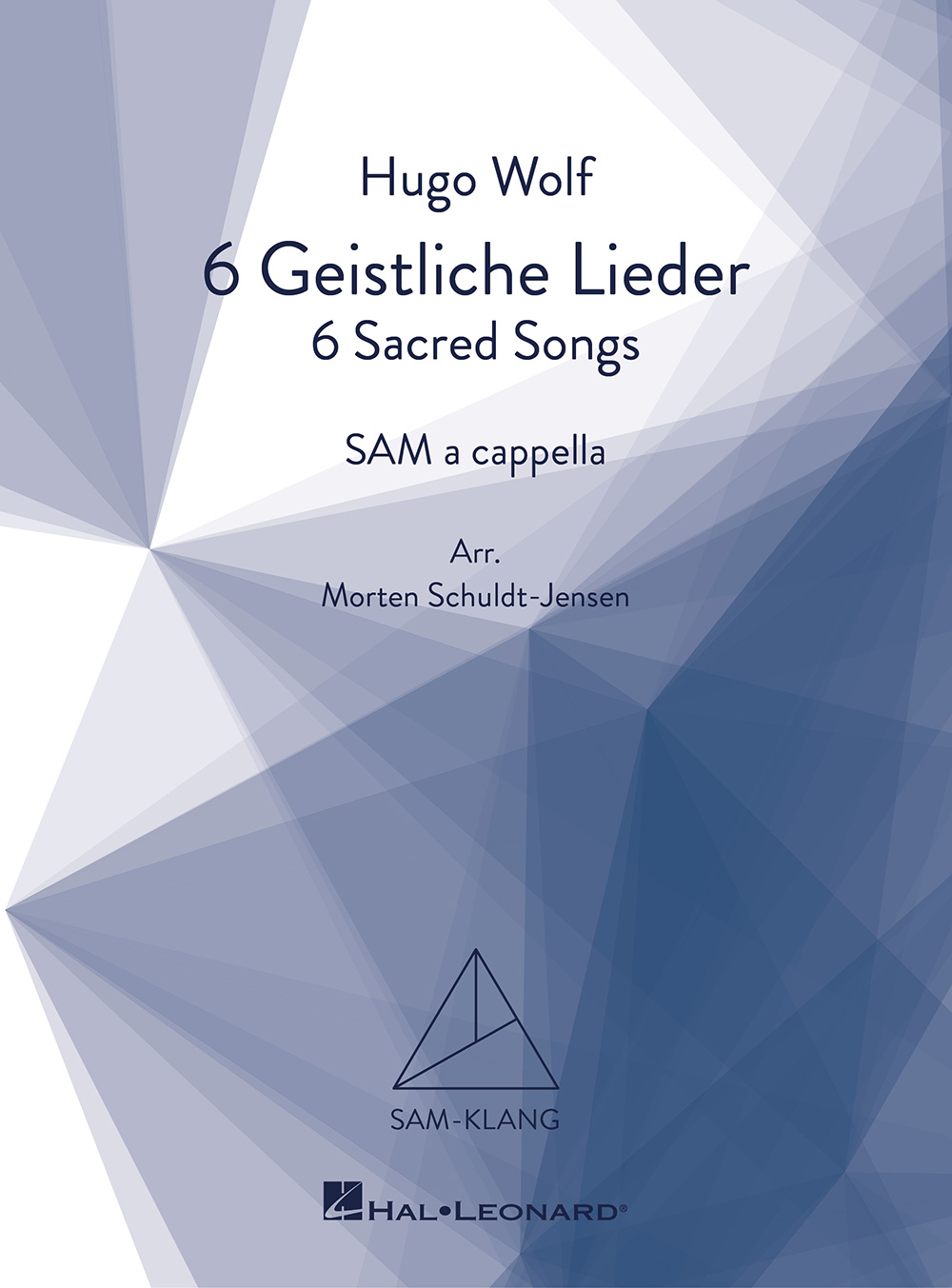 Sech Geistliche Lieder/Six Sacred Songs&nbsp;&nbsp;SAM a Cappella&nbsp;&nbsp;Chorpartitur