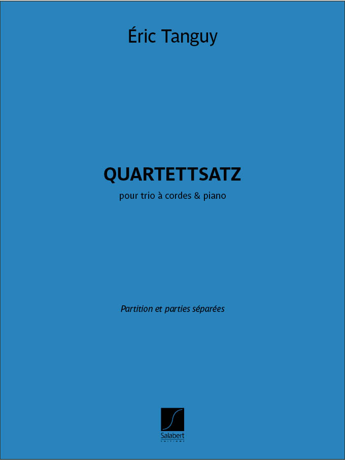 Quartettsatz&nbsp;&nbsp;String Trio and Piano&nbsp;&nbsp;Partitur + Stimmen