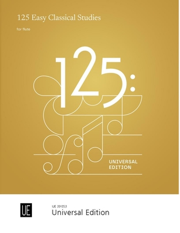 125 Easy Classical Studies&nbsp;&nbsp;Flöte&nbsp;&nbsp;Partitur