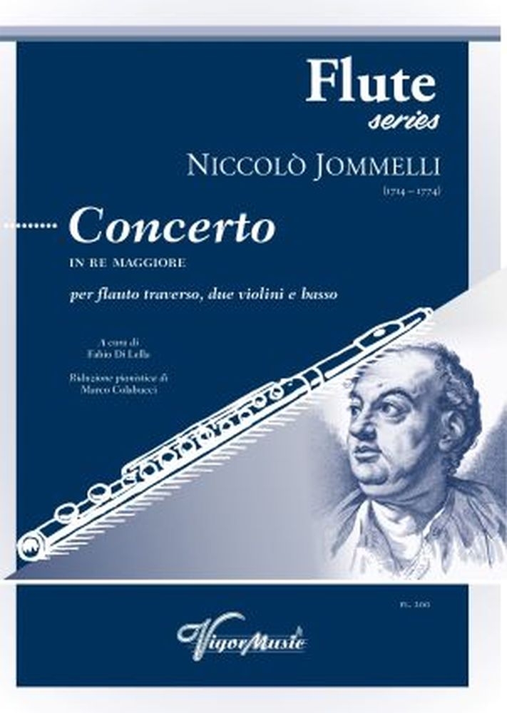 Concerto in Re Maggiore&nbsp;&nbsp;Flute, 2 Violins and Basso Continuo&nbsp;&nbsp;Partitur + Stimmen