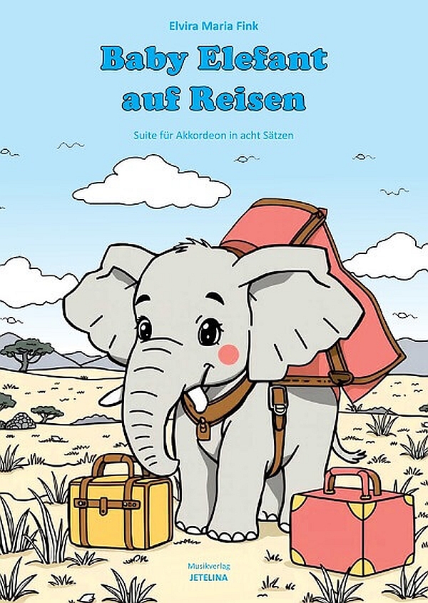 Baby Elefant auf Reisen&nbsp;&nbsp;für Akkordeon solo (MII/Standardbass)&nbsp;&nbsp;
