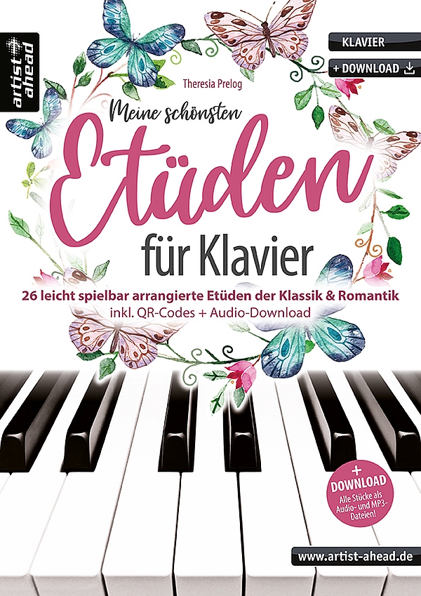 Meine schönsten Etüden (+Online-Audio)&nbsp;&nbsp;für Klavier&nbsp;&nbsp;