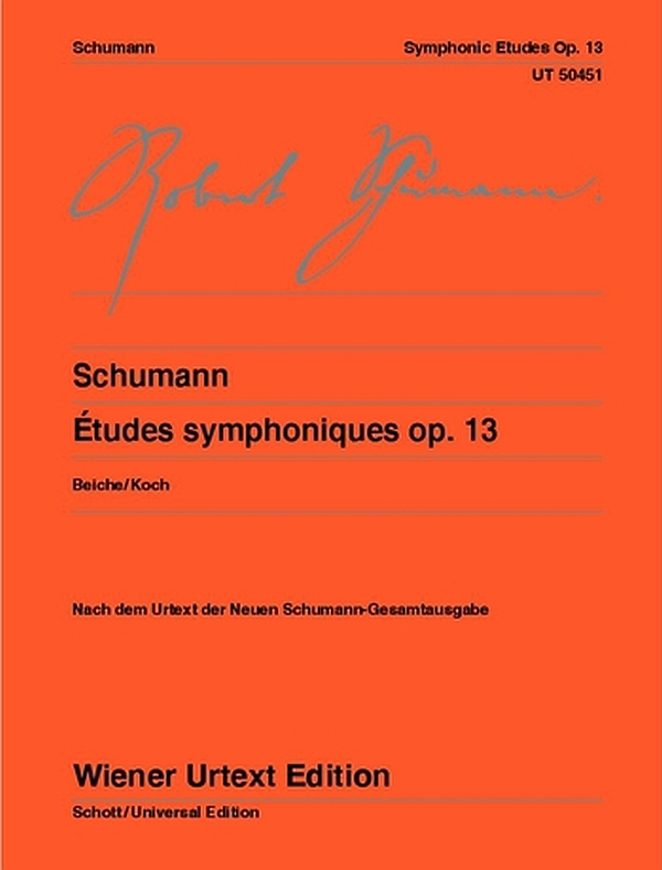 Études symphoniques op.13&nbsp;&nbsp;für Klavier&nbsp;&nbsp; 