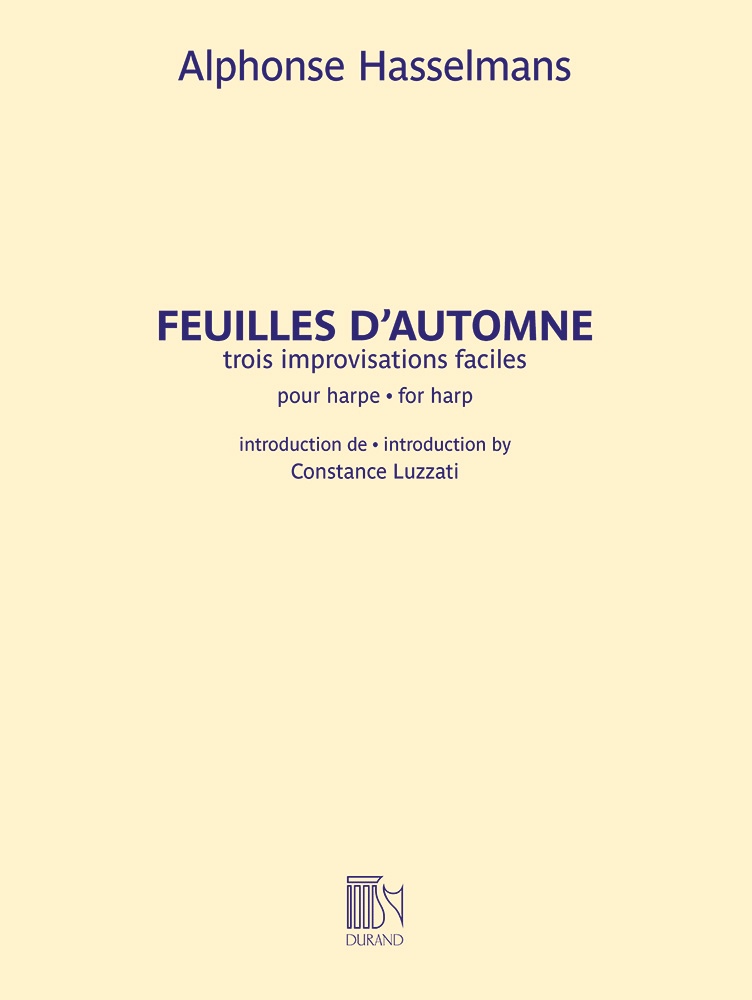 Feuilles d'automne pour harpe&nbsp;&nbsp;Harfe&nbsp;&nbsp;Buch