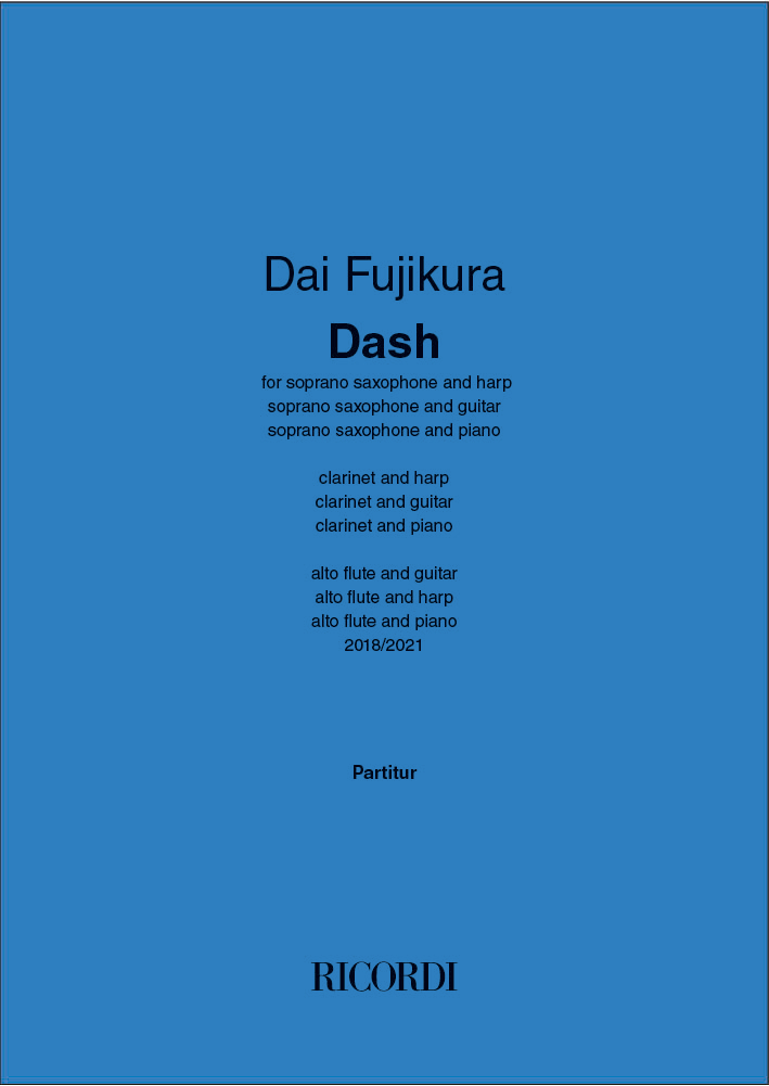 Dash&nbsp;&nbsp;Saxophone and Harp or Piano&nbsp;&nbsp;Partitur