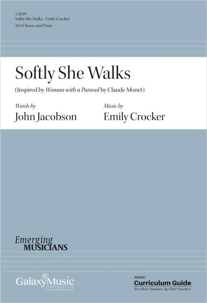 Softly She Walks&nbsp;&nbsp;SSA and Piano&nbsp;&nbsp;Chorpartitur
