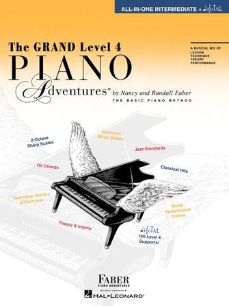 Piano Adventures® All-in-One - The Grand Level 4&nbsp;&nbsp;Klavier&nbsp;&nbsp;Buch + Medien Online