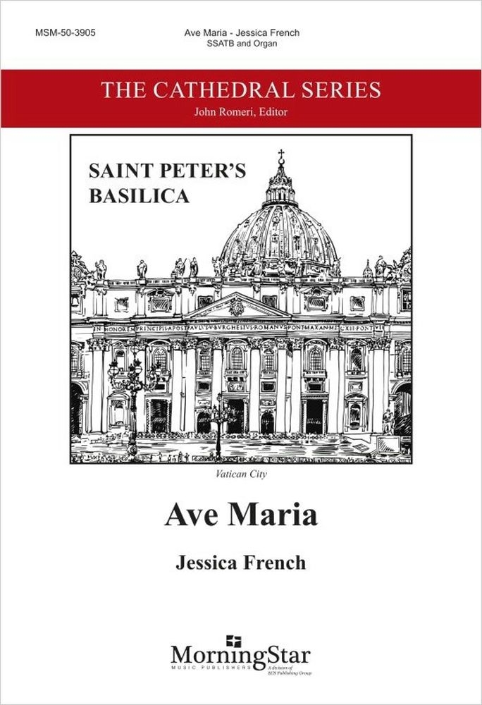 Ave Maria&nbsp;&nbsp;SSATB and Organ&nbsp;&nbsp;Chorpartitur