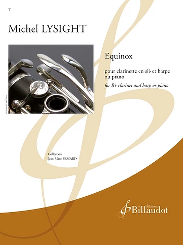 Equinox&nbsp;&nbsp;pour clarinette en sib et harpe ou piano&nbsp;&nbsp; 