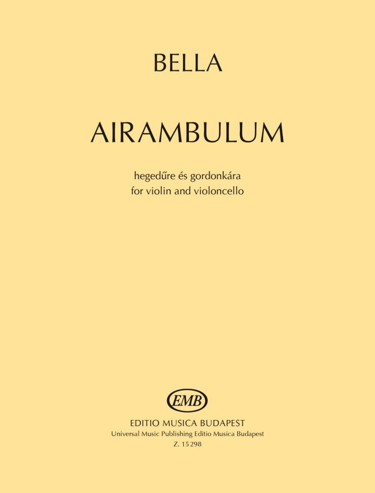 Airambulum&nbsp;&nbsp;Violine und Violoncello&nbsp;&nbsp;Buch + Einzelstimme(n)