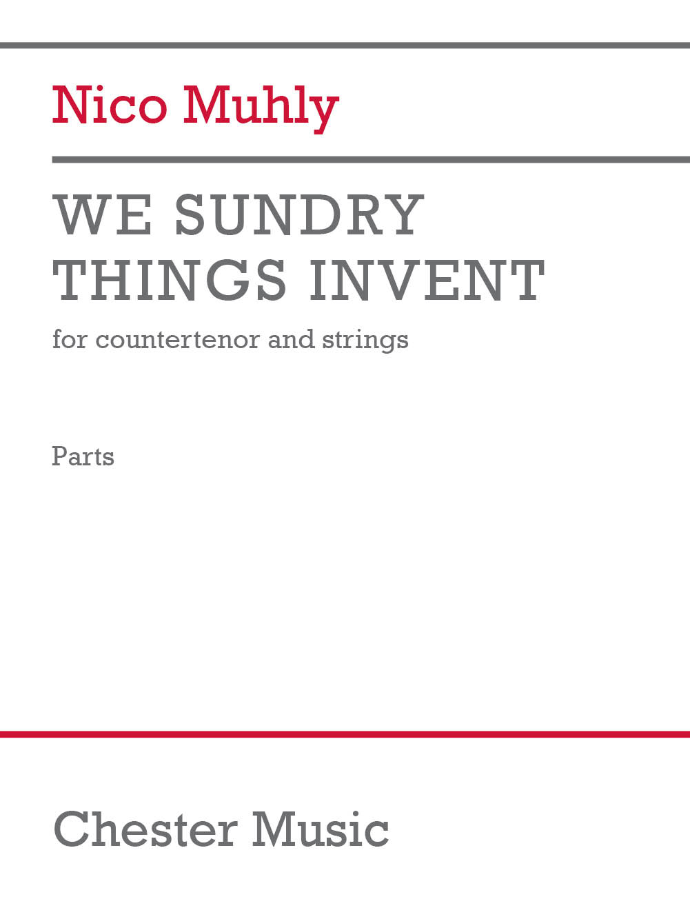We Sundry Things Invent&nbsp;&nbsp;Streichensemble&nbsp;&nbsp;Stimmensatz