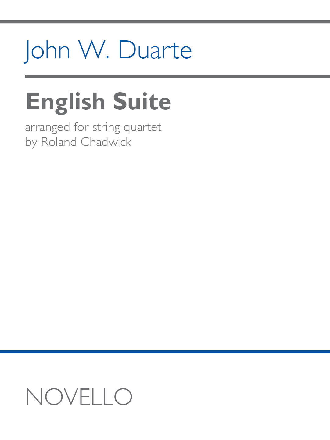 English Suite&nbsp;&nbsp;Streichquartett&nbsp;&nbsp;Partitur + Stimmen