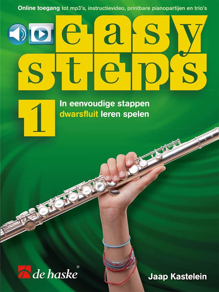 Easy Steps 1 fluit&nbsp;&nbsp;Flöte&nbsp;&nbsp;Buch + Online-Audio