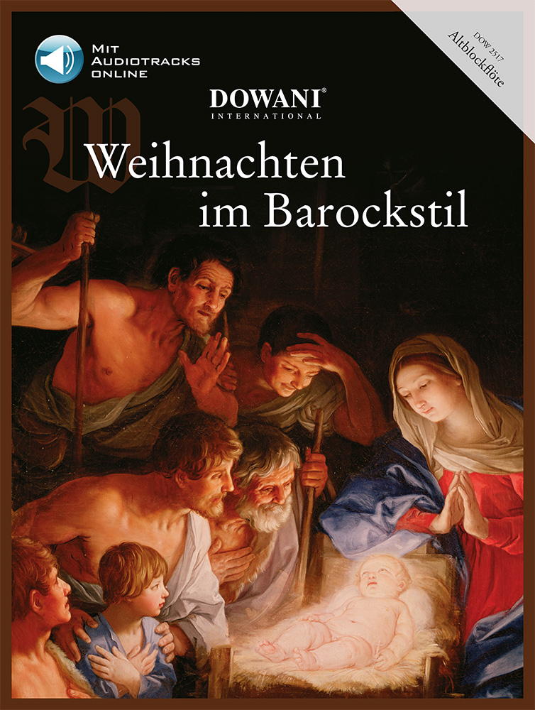 Weihnachten im Barockstil (Alto Recorder)&nbsp;&nbsp;Altblockflöte&nbsp;&nbsp;Buch + Einzelstimme + Online-Audio