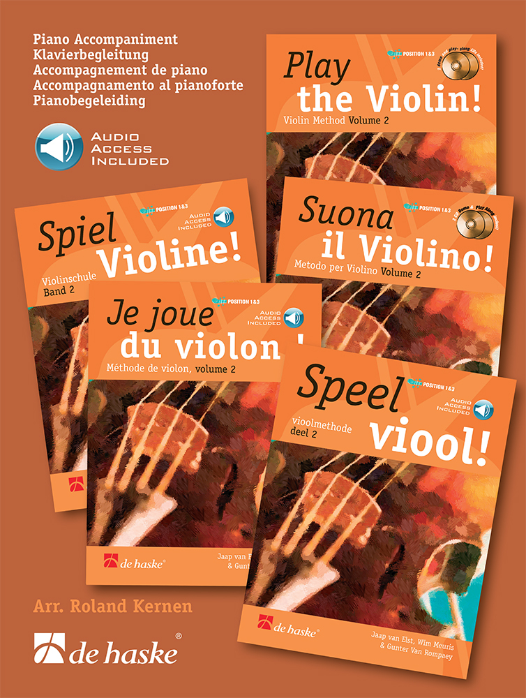 Play the Violin! Piano Accompaniment vol. 2&nbsp;&nbsp;Klavierbegleitung&nbsp;&nbsp;Buch + Online-Audio