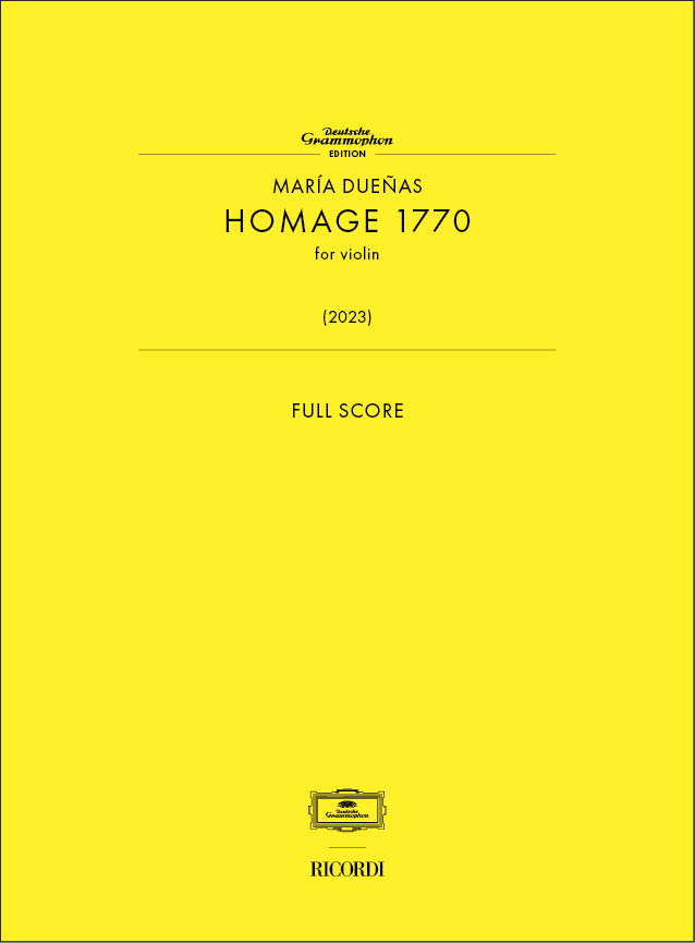 Hommage 1770&nbsp;&nbsp;Violine&nbsp;&nbsp;Buch
