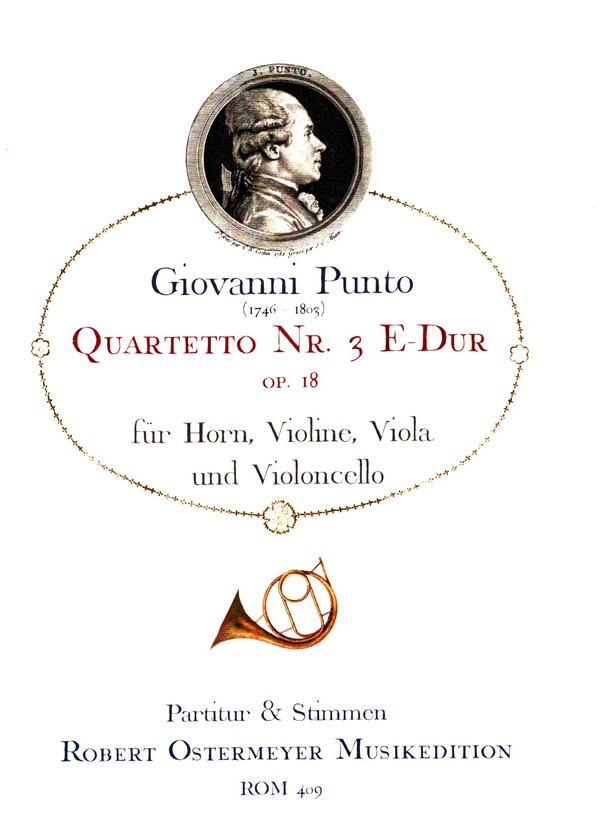 Johann Wenzel ) Punto Giovanni (= Stich - Quartetto Nr.3 E-Dur op.18
