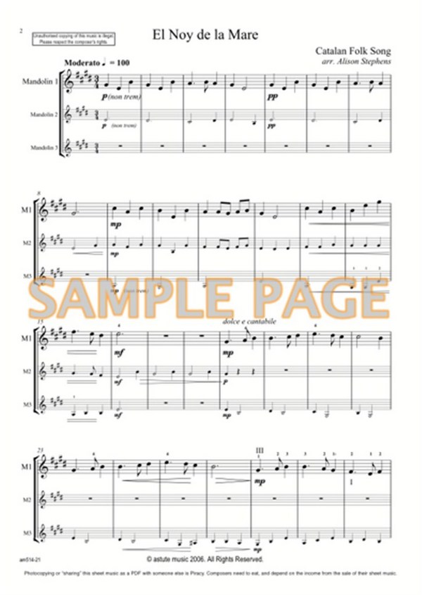Mandolin Trios Book 2