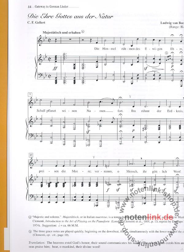 German Lieder Anthology of German Song and Interpretation for low