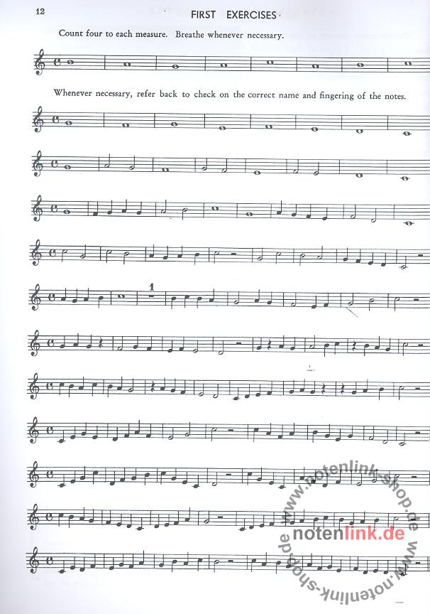 Jimmy Noten für Saxophon Saxophone Method Dorsey 
