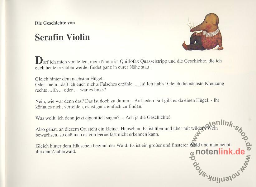 Rüggeberg, Michael : Serafin Violin Eine lustige Erzählung für junge ...