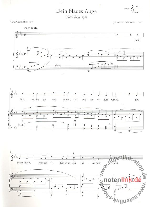 German Lieder of the 19th Century for high voice and piano, Edition